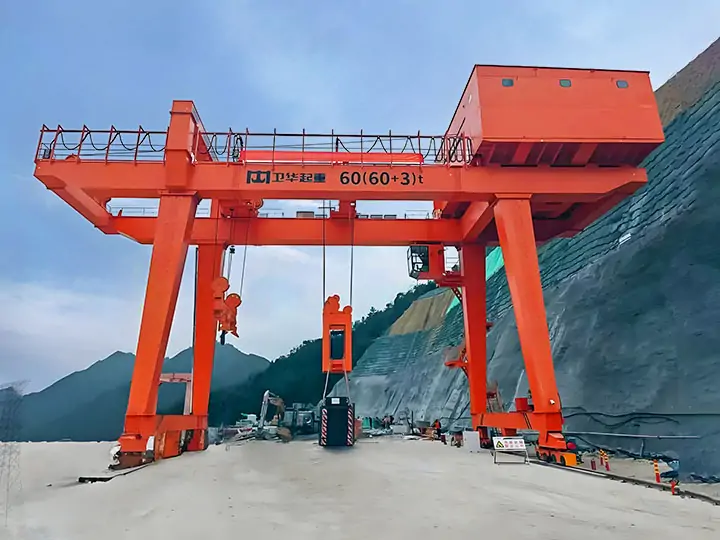 Mining Vertical Shaft Gantry Crane