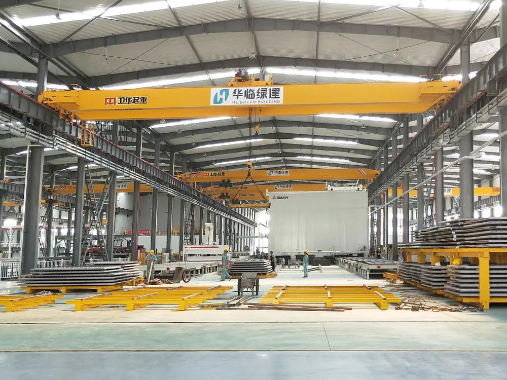 Overhead-crane-for-green-building-company