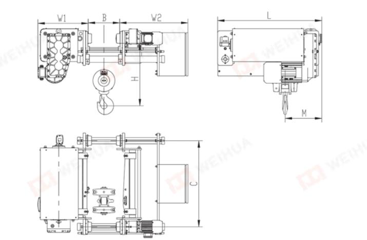 monorail-hoist-drawing