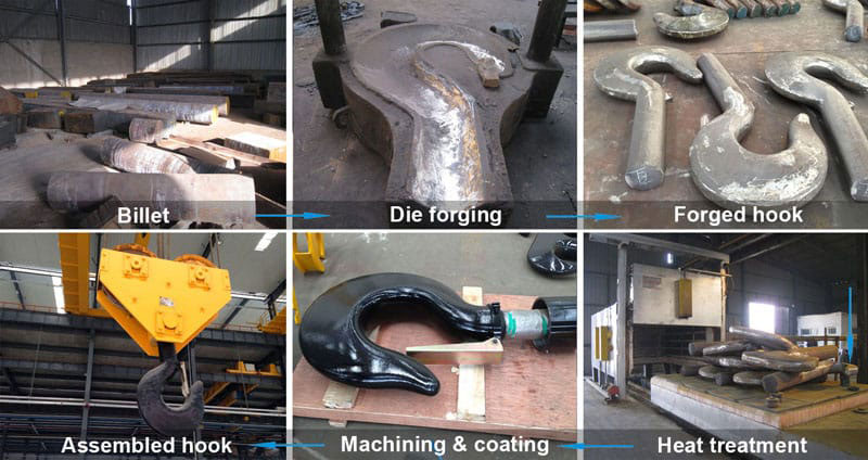 Crane hook manufacturing process