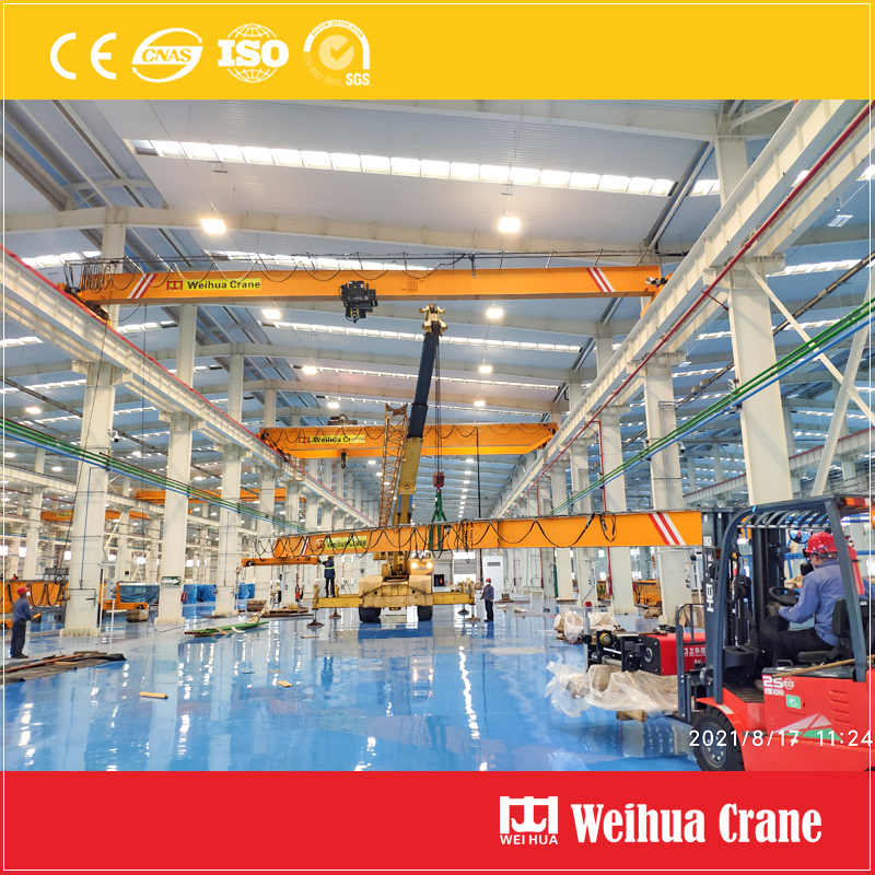 single-girder-overhead-crane-installation-Mexico