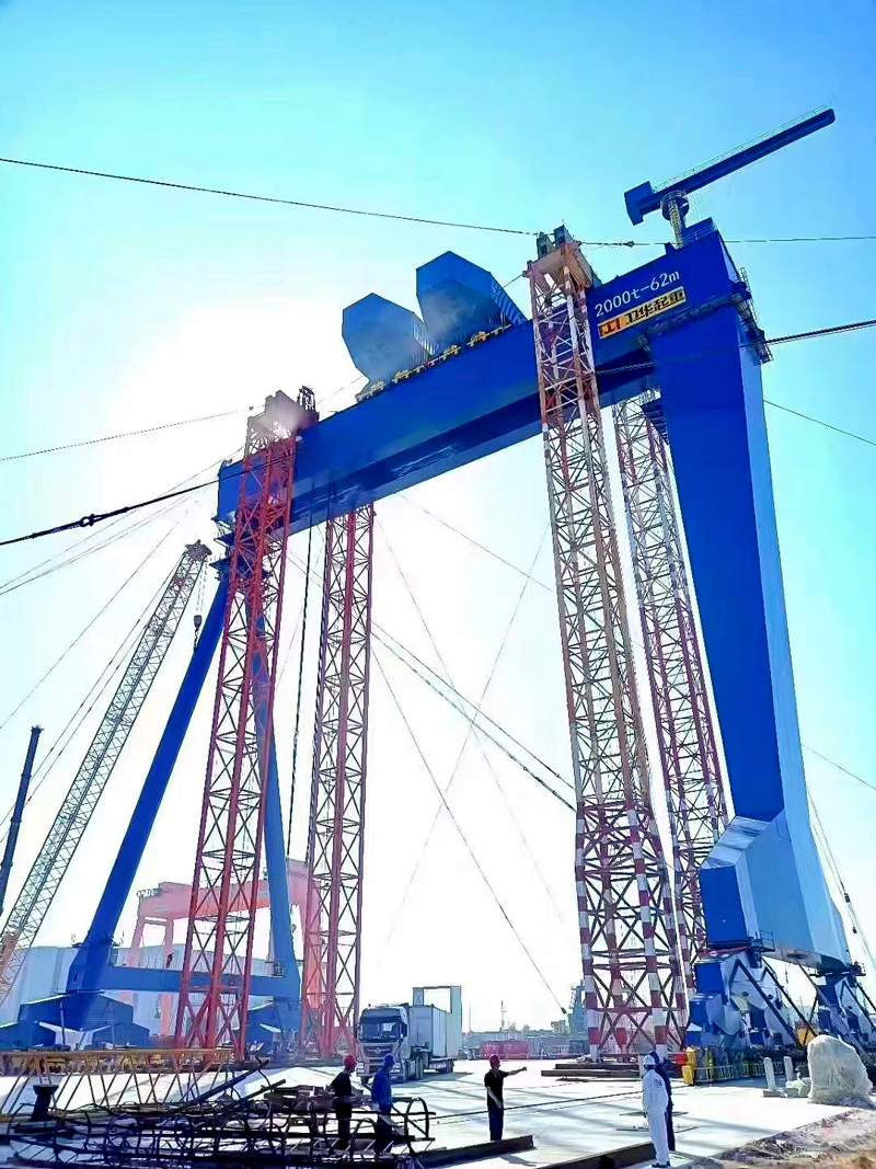 weihua-2000t-gantry-crane-installation