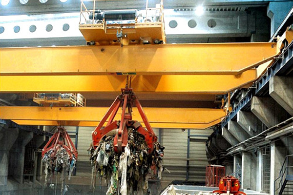 Double Girder Overhead Crane with Grab