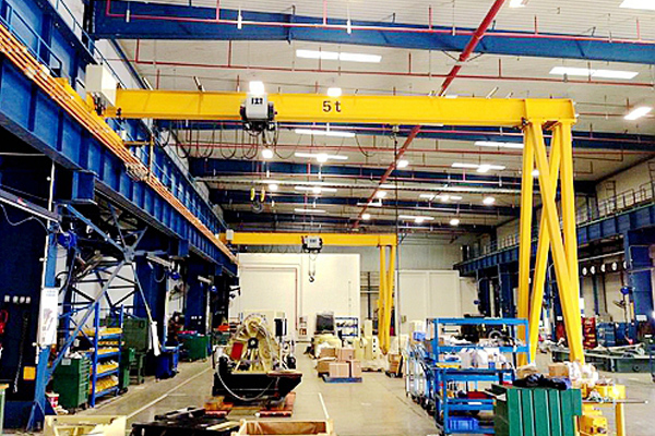 Single Girder Semi-Gantry Crane