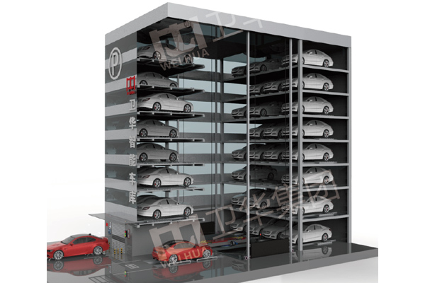 Automated Parking System with Vertical Lift