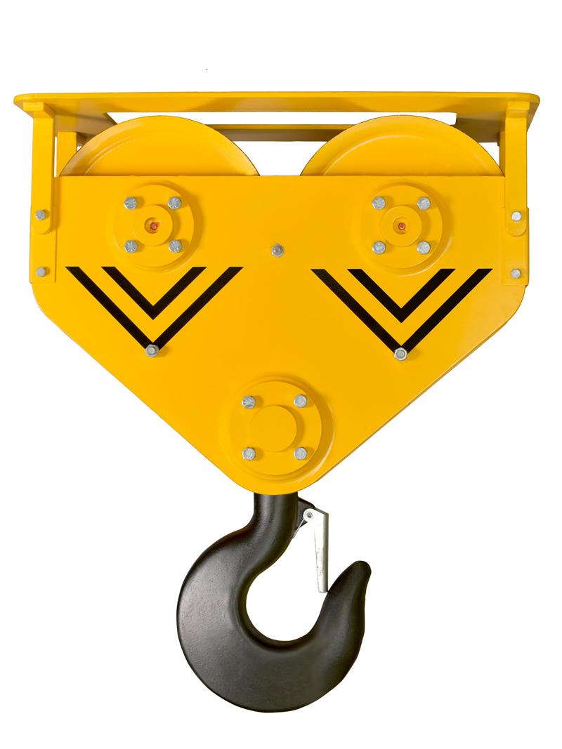 Double Pulley Crane Hook Block