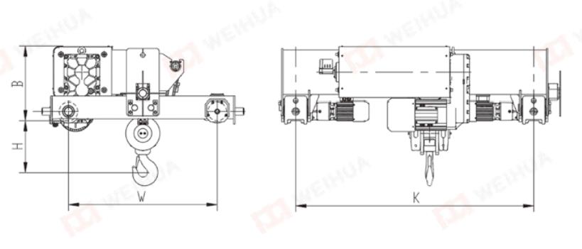 Double Girder Trolley Hoist