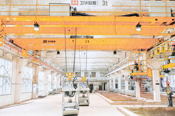 Intelligent Overhead Crane for Brewery