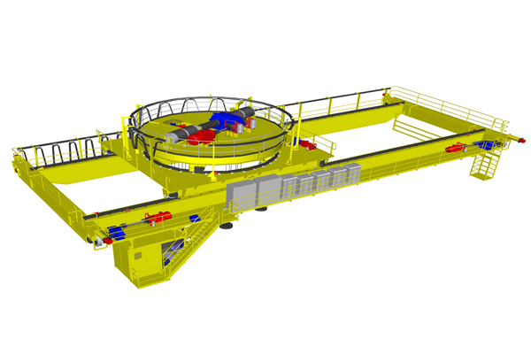 overhead-crane-magnetic-spreader